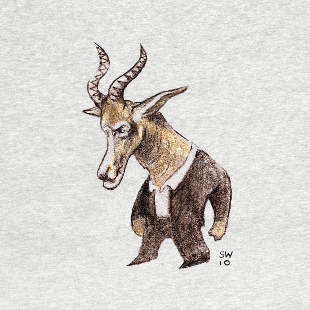 Antelope Business Man by CoolCharacters